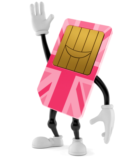 Lobster SIM card mascot